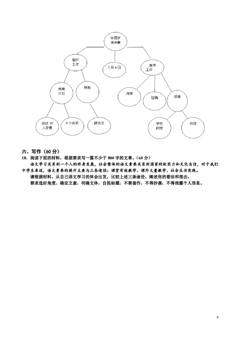 2016年海南高考语文（原卷版）_全国卷+地方卷_1.语文_1.语文高考真题试卷_2008-2020年_地方卷_海南高考语文08-21_A4word版_PDF版（赠送）