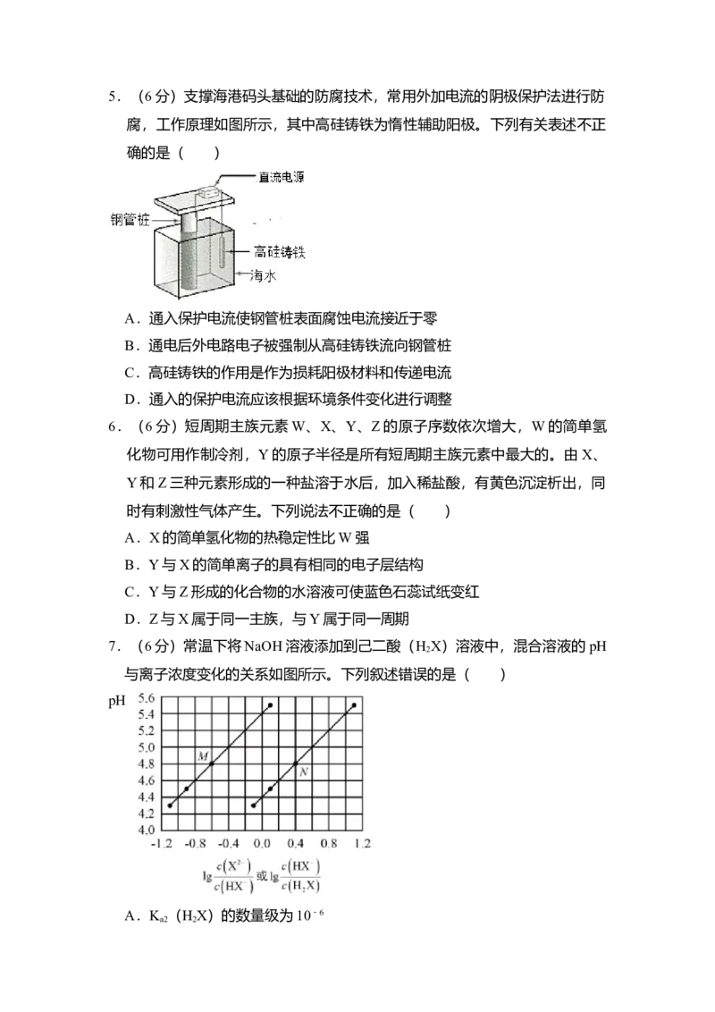 2017年全国统一高考化学试卷（新课标Ⅰ）（解析版）_全国卷+地方卷_5.化学_1.化学高考真题试卷_2008-2020年_全国卷_全国统一高考化学（新课标ⅰ）2008-2021_A4word版