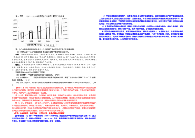 2012年浙江省高考政治（解析版）_全国卷+地方卷_9.政治_1.政治高考真题试卷_2008-2020年_地方卷_浙江高考政治08-21_A3word版