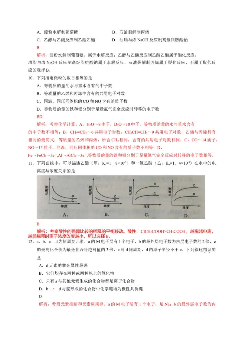2015年海南高考化学（原卷版）_全国卷+地方卷_5.化学_1.化学高考真题试卷_2008-2020年_地方卷_海南高考化学2008-2020_A4word版_原卷版（建议只打印原卷版，答案版手机对答案即可）