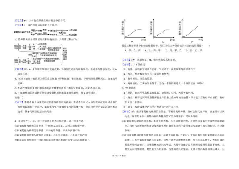 2014年全国统一高考生物试卷（大纲版）（解析版）_全国卷+地方卷_6.生物_1.生物高考真题试卷_2008-2020年_全国卷_全国统一高考生物（新课标ⅱ）08-21_A3word版_PDF版（赠送）