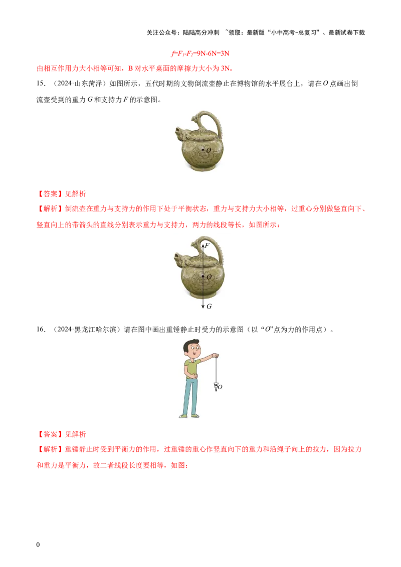 专题08弹力、重力、摩擦力（4大模块知识清单+5个易混易错+5种方法技巧+典例真题精析）（解析版）_02中考总复习（2026版更新中）_04-物理-中考总复习_2025年中考复习资料