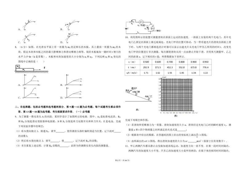2011年全国统一高考物理真题（新课标）（解析版）_全国卷+地方卷_4.物理_1.物理高考真题试卷_2008-2020年_全国卷物理_全国统一高考物理（新课标ⅰ）08-21_A3word版_PDF版（赠送）