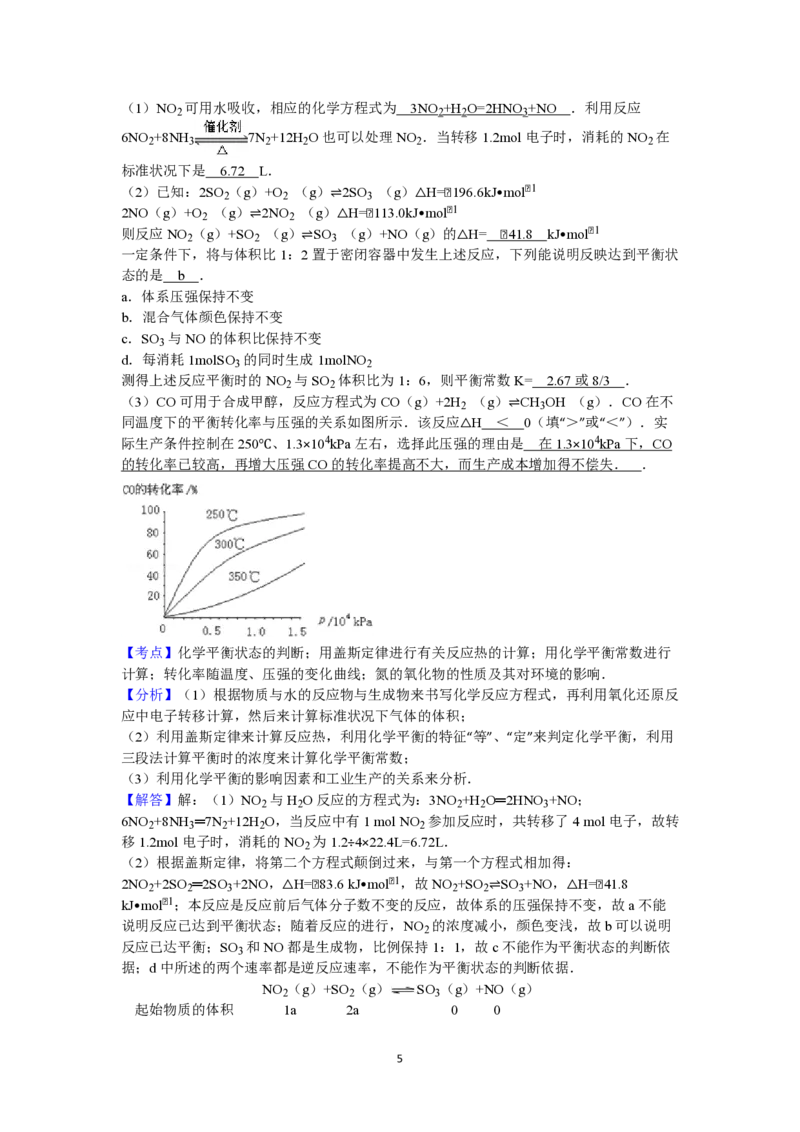 2011年高考真题化学（山东卷）（解析版）_全国卷+地方卷_5.化学_1.化学高考真题试卷_2008-2020年_地方卷_山东高考化学2008-2021_山东高考化学_A4版_PDF版