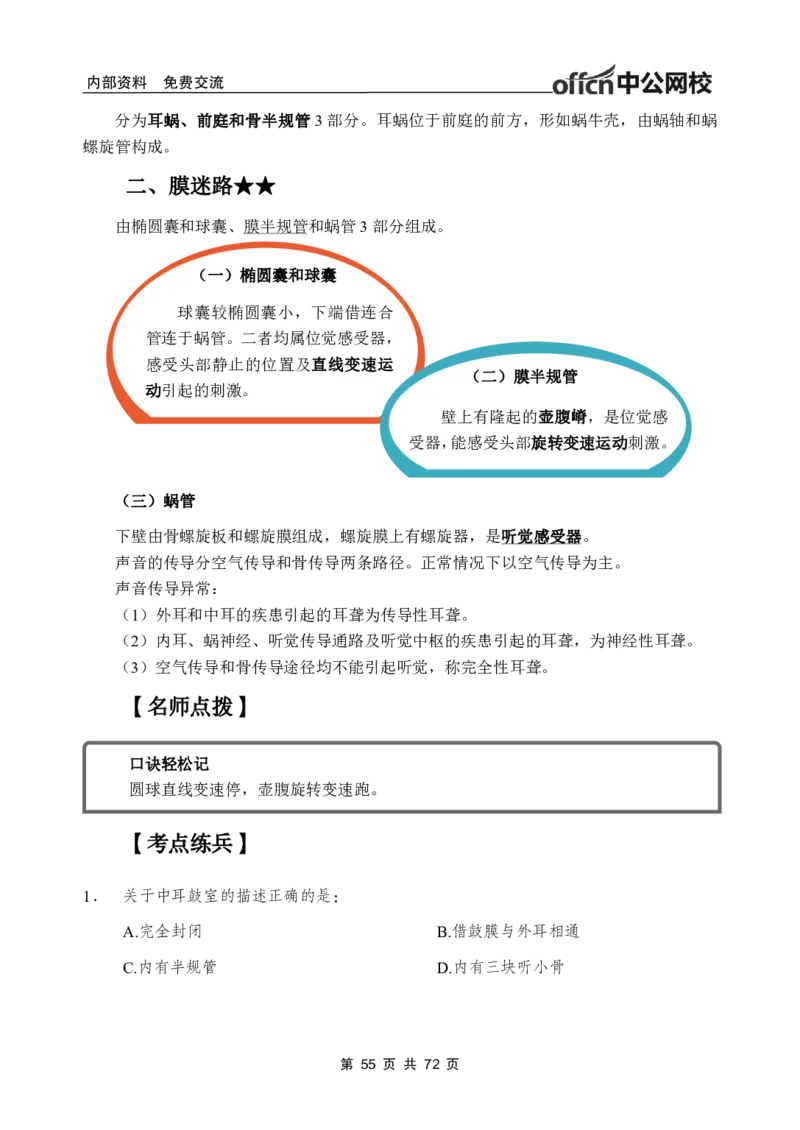 1专项讲解班-《系统解剖学》-学员版_26事业职测+综合_闲鱼2026事业单位职测+综合_2.综应或写作等_00ABCDE类综应笔记_05综应e类笔记_2.医学基础讲义题目