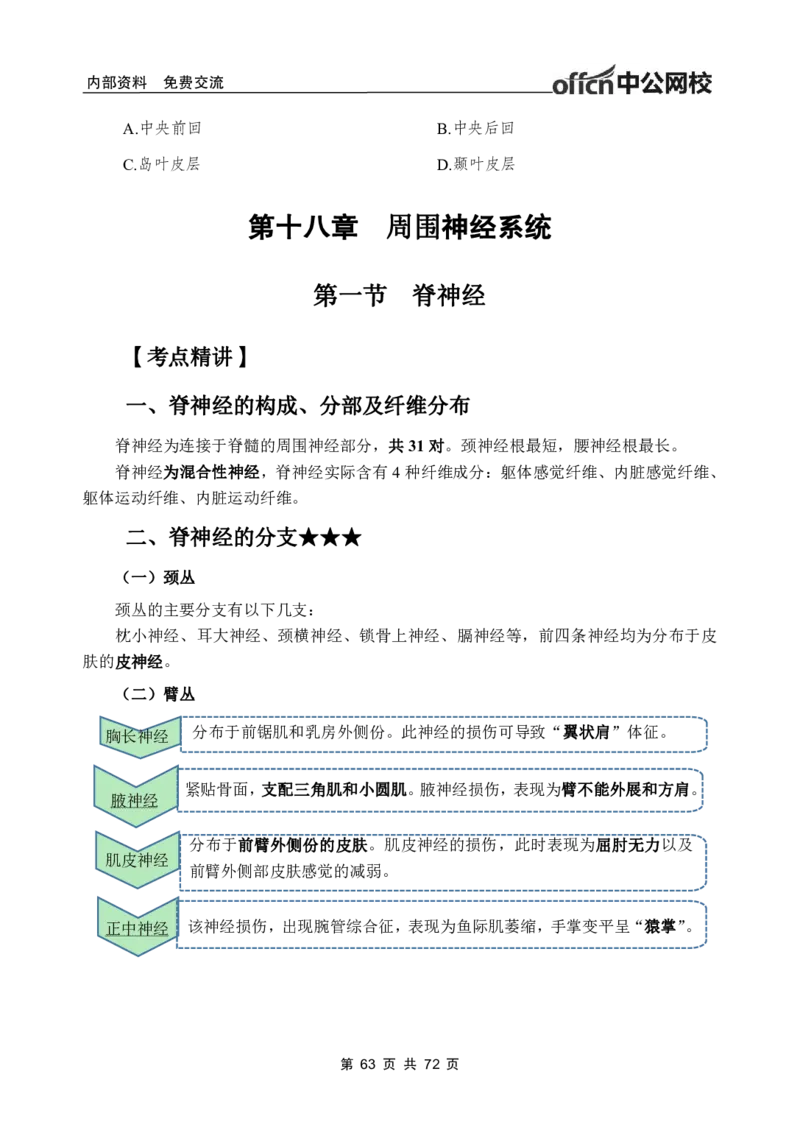 1专项讲解班-《系统解剖学》-学员版_26事业职测+综合_闲鱼2026事业单位职测+综合_2.综应或写作等_00ABCDE类综应笔记_05综应e类笔记_2.医学基础讲义题目