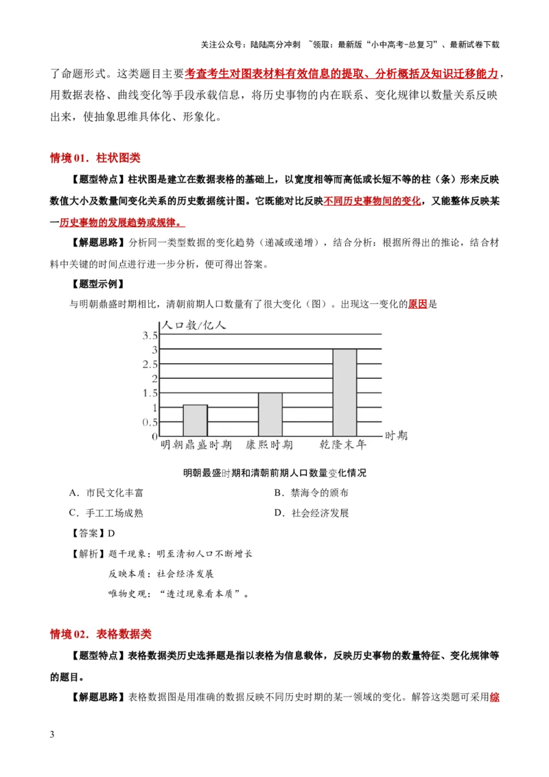 专题05图表、漫画类选择题（解析版）_02中考总复习（2026版更新中）_06-历史-中考总复习_2025年中考复习资料_2025年中考历史答题方法模板