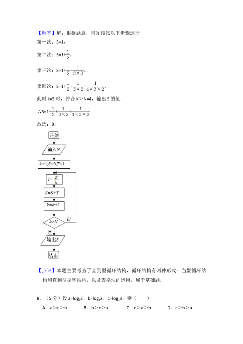 2013年全国统一高考数学试卷（文科）（新课标Ⅱ）（解析版）_全国卷+地方卷_2.数学_1.数学高考真题试卷_2008-2020年_地方卷_辽宁省高考数学08-22_数学（文科）_A4word版