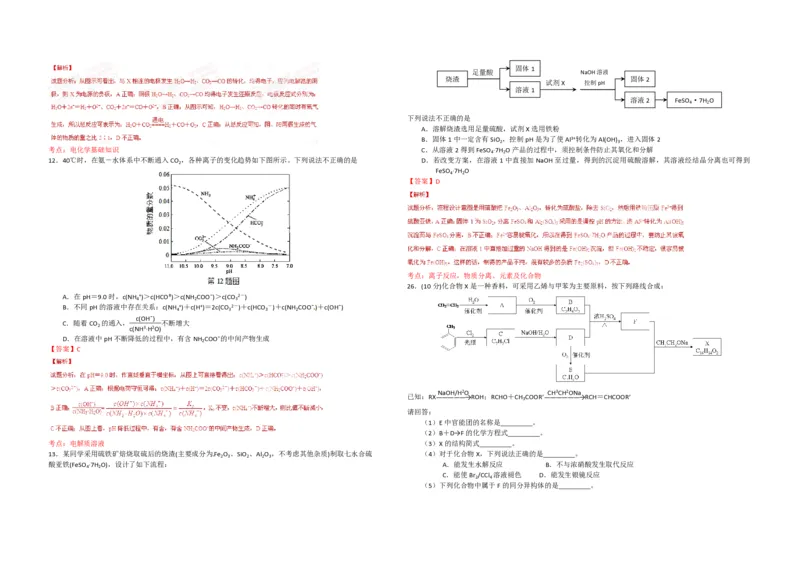 2015年浙江省高考化学6月（解析版）_全国卷+地方卷_5.化学_1.化学高考真题试卷_2008-2020年_地方卷_浙江高考化学2008-2021_A3word版_PDF版（赠送）
