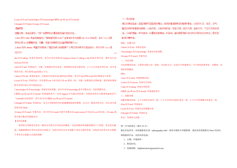 2016年海南高考英语试题和答案_全国卷+地方卷_3.英语_1.英语高考真题试卷_2008-2020年_地方卷_海南高考英语（08-20，无听力）_A3word版_答案版