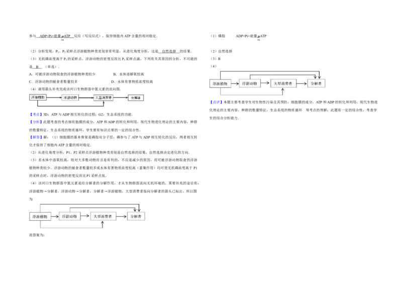 2012年天津市高考生物试卷解析版_全国卷+地方卷_6.生物_1.生物高考真题试卷_2008-2020年_地方卷_天津高考生物07-21_A3word版
