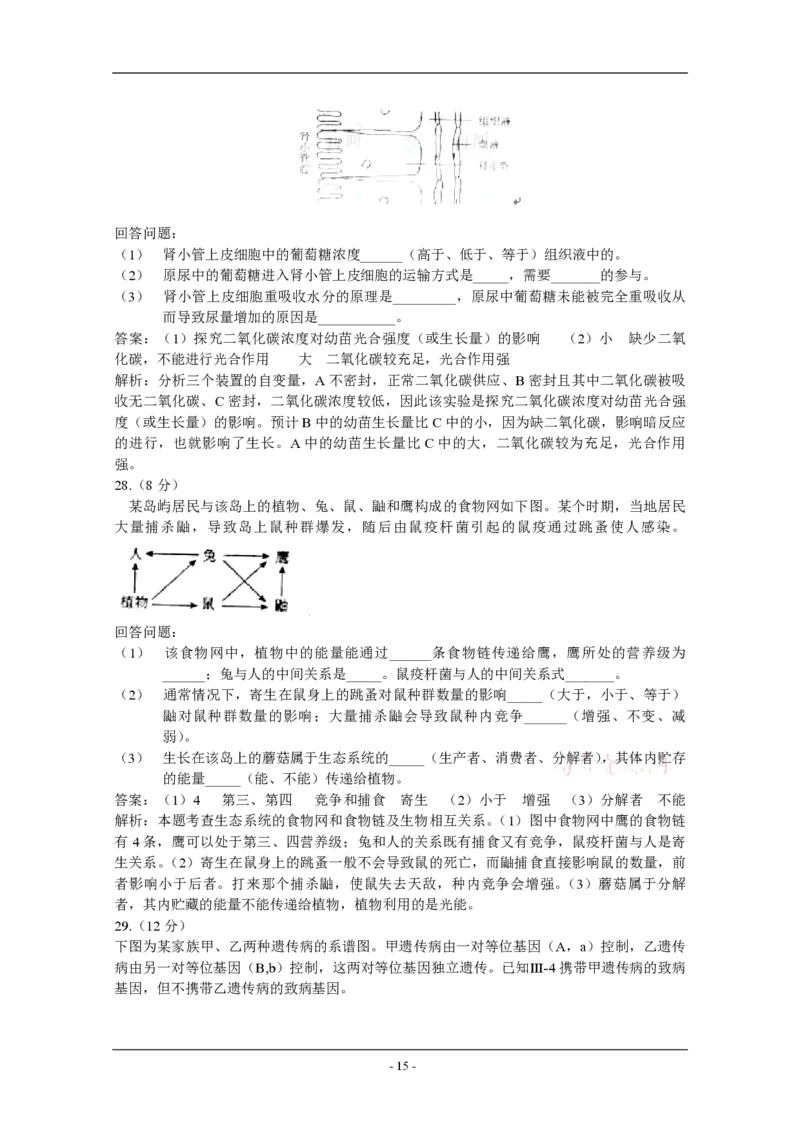 2011年高考海南卷生物试题及答案_全国卷+地方卷_6.生物_1.生物高考真题试卷_2008-2020年_地方卷_海南高考生物08-20_A4word版_PDF版（赠送）