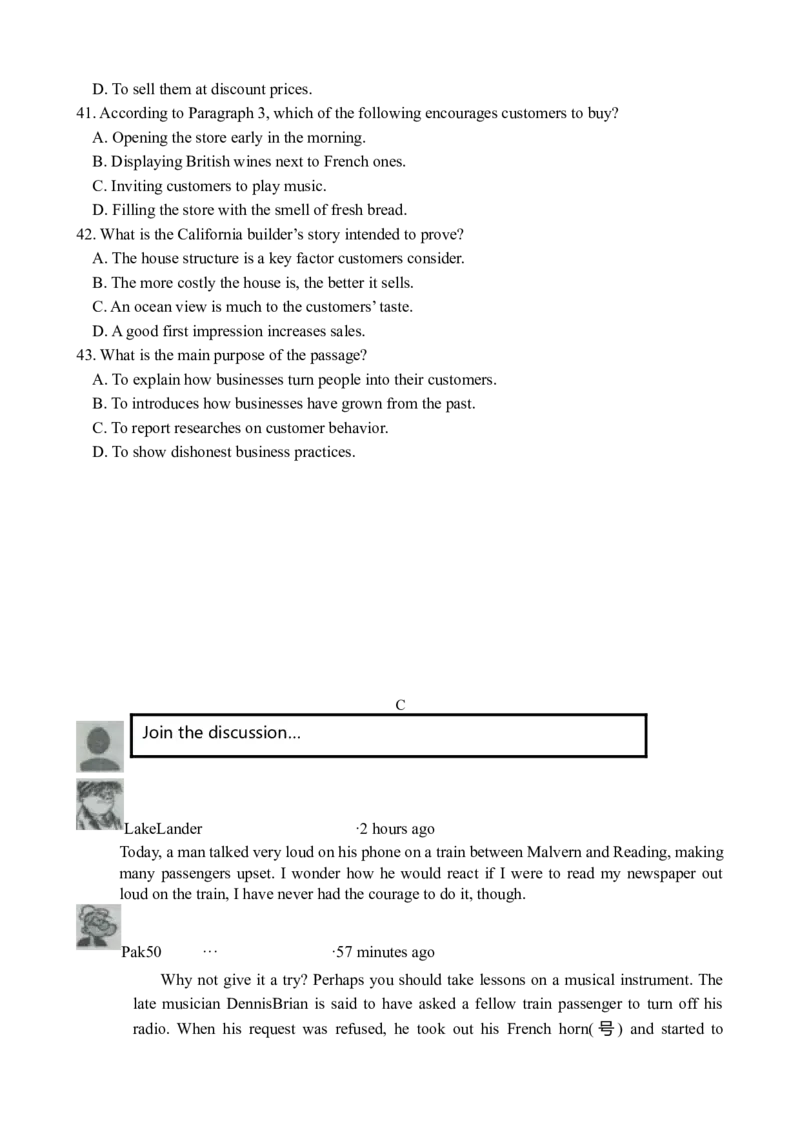 2015年重庆市高考英语试卷答案_全国卷+地方卷_3.英语_1.英语高考真题试卷_2008-2020年_地方卷_重庆高考英语（08-20，无听力）