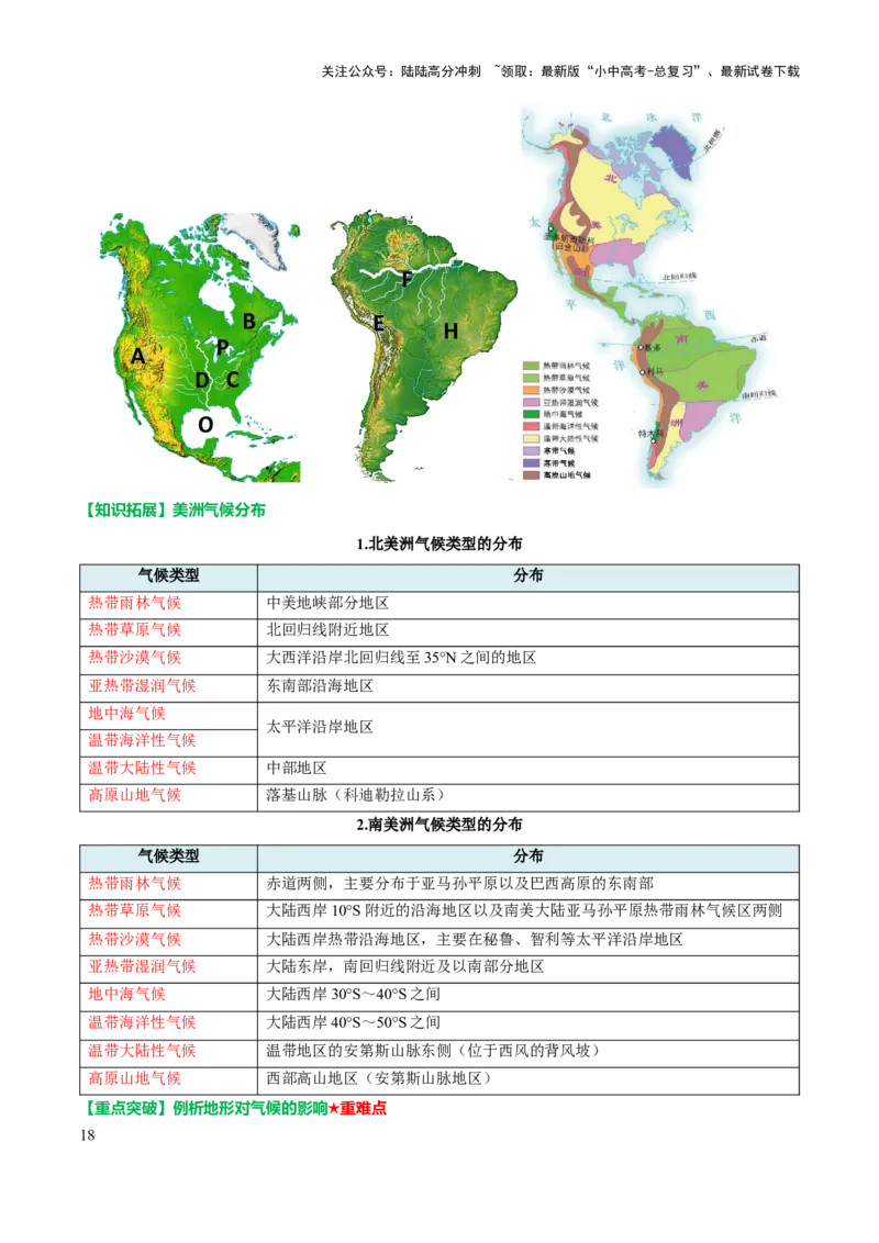 专题05认识大洲-2025年中考地理知识点梳理（背诵版）_02中考总复习（2026版更新中）_09-地理-中考总复习_2025中考地理复习资料_2025年中考地理知识点_挖空版+背诵版
