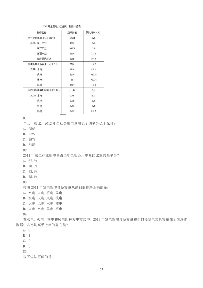 2015年下半年全国事业单位联考B类《职业能力倾向测验》真题_26事业职测+综合_闲鱼2026事业单位职测+综合_1.职测资料包_03历年真题合集(15-25年)_B类职业能力测验15-25_题目