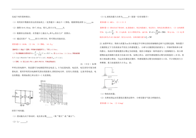 2015年高考真题物理（山东卷）（解析版）_全国卷+地方卷_4.物理_1.物理高考真题试卷_2008-2020年_地方卷_山东高考物理08-21_山东高考物理_A3版_pdf版