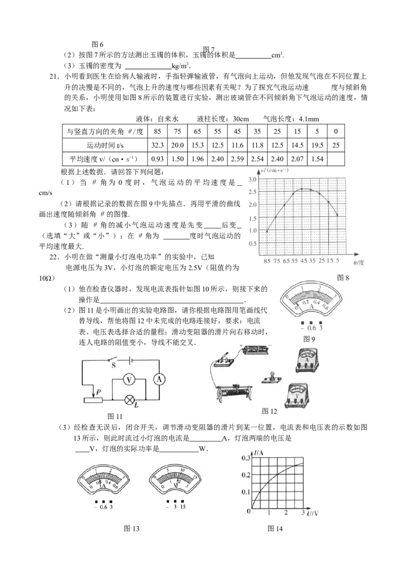 2009年山西省中考物理真题及答案_❤山西历年中考真题_4.山西中考物理2008-2025