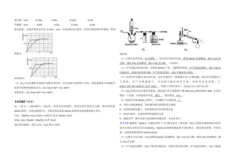 2017年浙江省高考化学4月（解析版）_全国卷+地方卷_5.化学_1.化学高考真题试卷_2008-2020年_地方卷_浙江高考化学2008-2021_A3word版_PDF版（赠送）