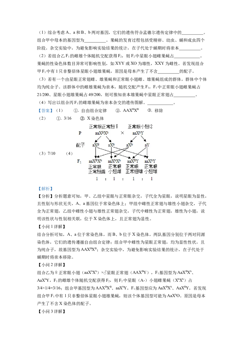 2022年1月新高考浙江省生物高考真题（解析版）_全国卷+地方卷_6.生物_1.生物高考真题试卷_2022年高考-生物_2022年浙江卷-生物