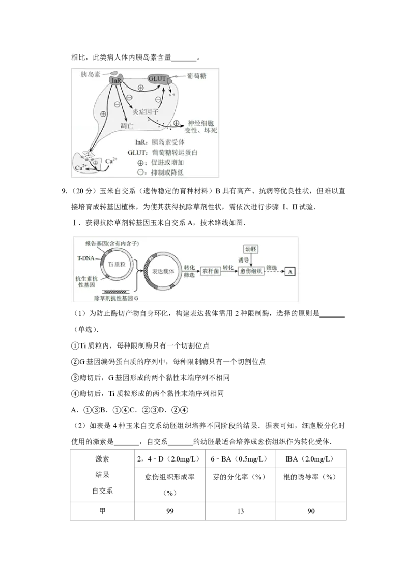 2017年天津市高考生物试卷_全国卷+地方卷_6.生物_1.生物高考真题试卷_2008-2020年_地方卷_天津高考生物07-21_A4word版_天津生物PDF版（赠送）