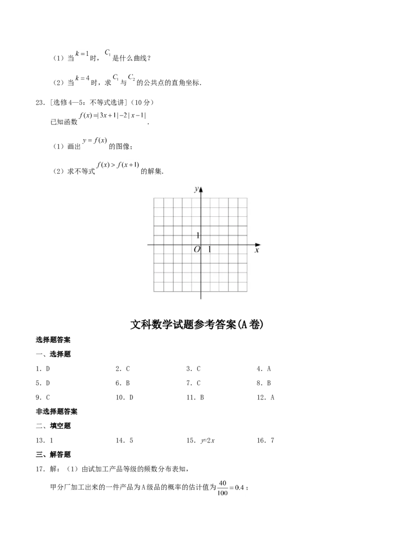 2020年江西高考文数真题及答案_全国卷+地方卷_2.数学_1.数学高考真题试卷_2008-2020年_地方卷_江西高考数学90-23