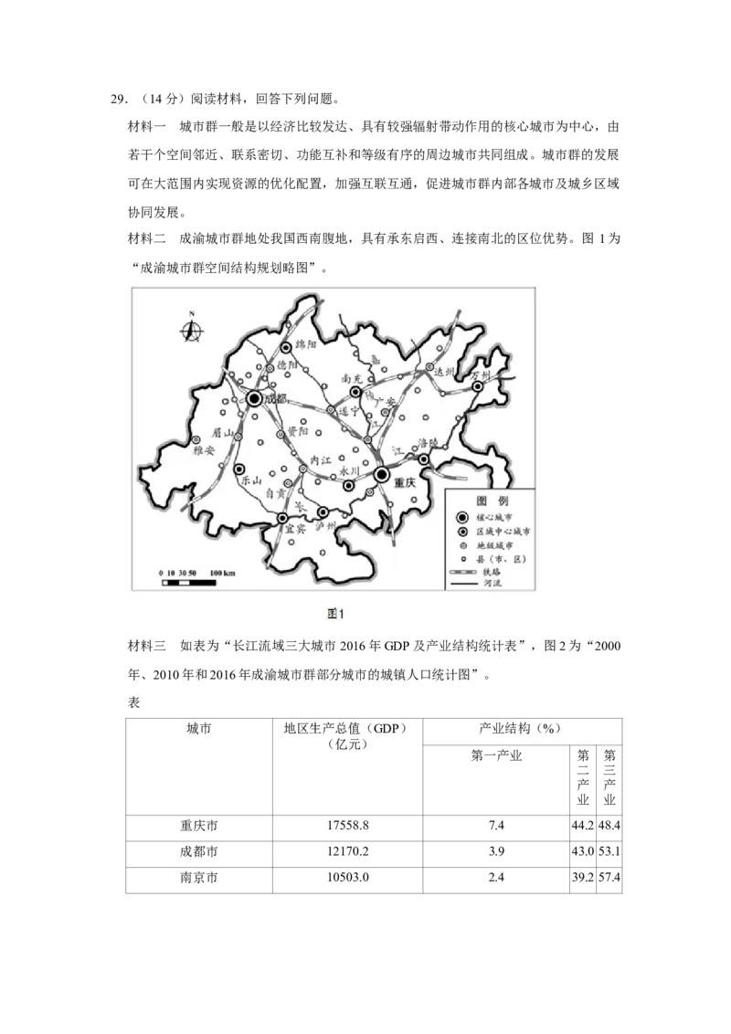 2018年江苏省高考地理试卷解析版_全国卷+地方卷_8.地理_1.地理高考真题试卷_2008-2020年_地方卷_江苏高考地理08-21_A4word版
