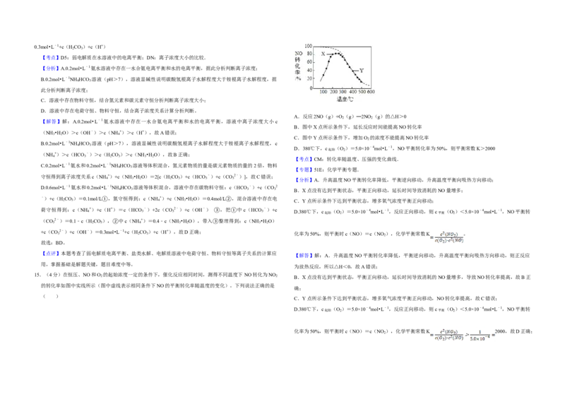 2019年江苏省高考化学试卷解析版_全国卷+地方卷_5.化学_1.化学高考真题试卷_2008-2020年_地方卷_江苏高考化学2008-2020_A3word版
