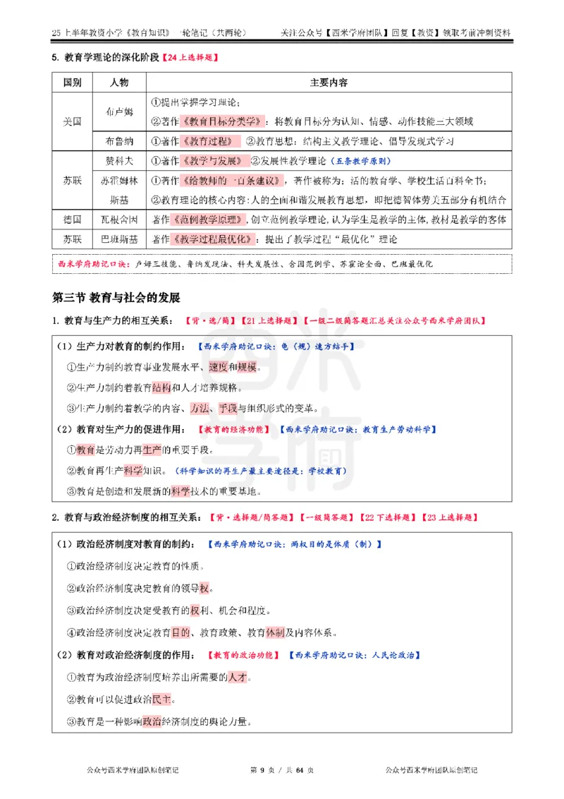 25上-小学-教育知识与能力一轮笔记_教资备考_2026上_小学（科1+科2）_01.一轮笔记+二轮笔记+默写笔记（更新中）