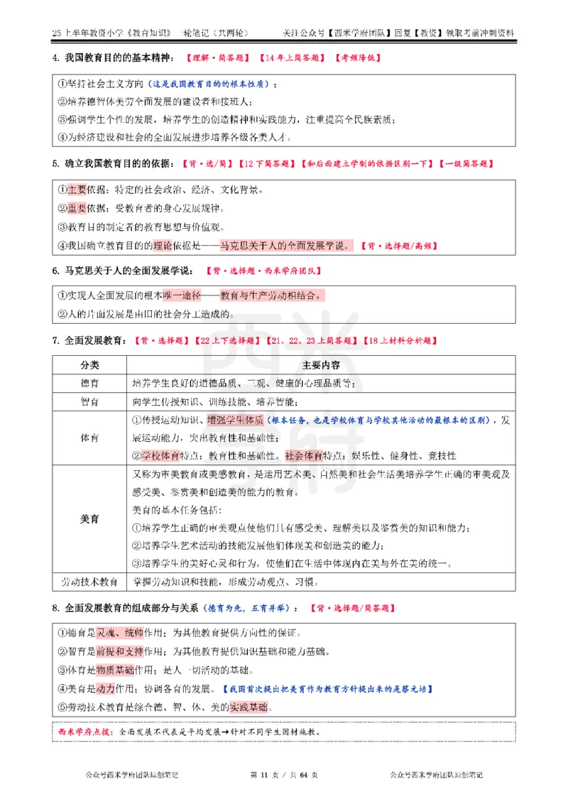 25上-小学-教育知识与能力一轮笔记_教资备考_2026上_小学（科1+科2）_01.一轮笔记+二轮笔记+默写笔记（更新中）