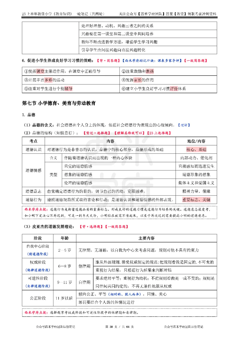 25上-小学-教育知识与能力一轮笔记_教资备考_2026上_小学（科1+科2）_01.一轮笔记+二轮笔记+默写笔记（更新中）