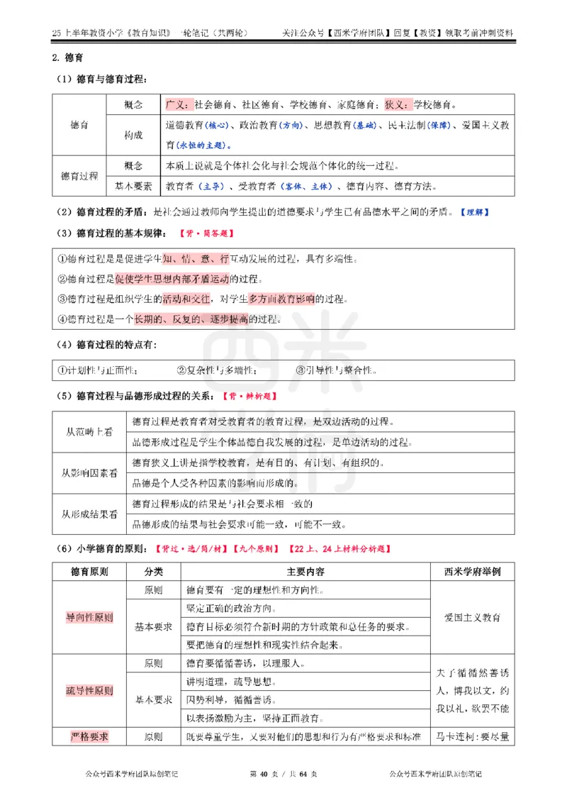 25上-小学-教育知识与能力一轮笔记_教资备考_2026上_小学（科1+科2）_01.一轮笔记+二轮笔记+默写笔记（更新中）