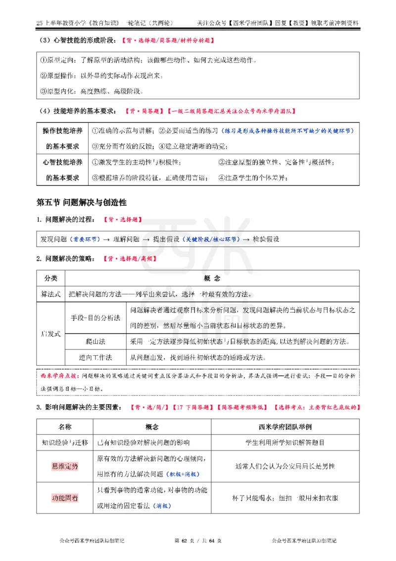25上-小学-教育知识与能力一轮笔记_教资备考_2026上_小学（科1+科2）_01.一轮笔记+二轮笔记+默写笔记（更新中）