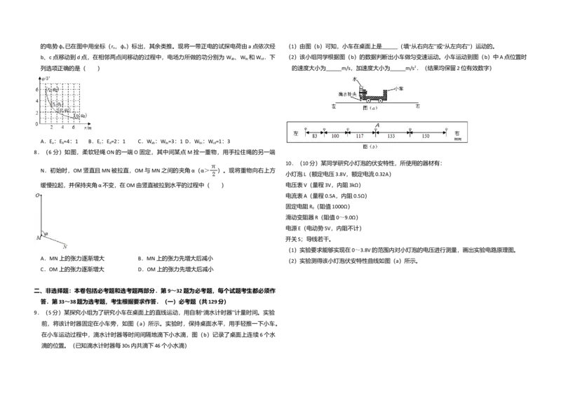 2017年全国统一高考物理试卷（新课标Ⅰ）（解析版）_全国卷+地方卷_4.物理_1.物理高考真题试卷_2008-2020年_全国卷物理_全国统一高考物理（新课标ⅰ）08-21_A3word版