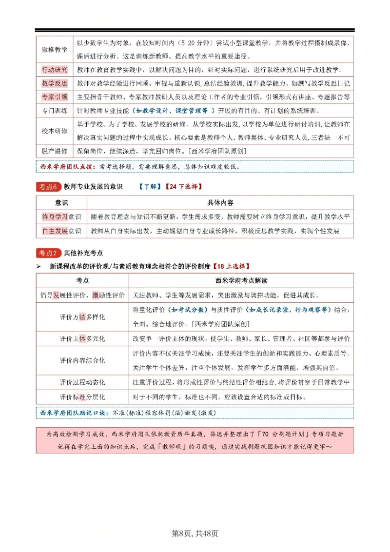 26上小学《综合素质》一轮笔记_教资备考_2026上_小学（科1+科2）_01.一轮笔记+二轮笔记+默写笔记（更新中）
