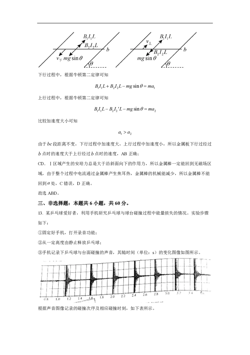 2021年高考真题物理（山东卷）（解析版）_全国卷+地方卷_4.物理_1.物理高考真题试卷_2008-2020年_地方卷_山东高考物理08-21_山东高考物理_A4版_pdf版