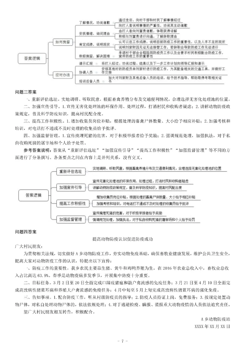 2017年下半年全国事业单位联考A类《综合应用能力》题_26事业职测+综合_闲鱼2026事业单位职测+综合_职测+综合真题合集ABCDE_A类-综合管理_综合应用能力历年真题（不定时更新）