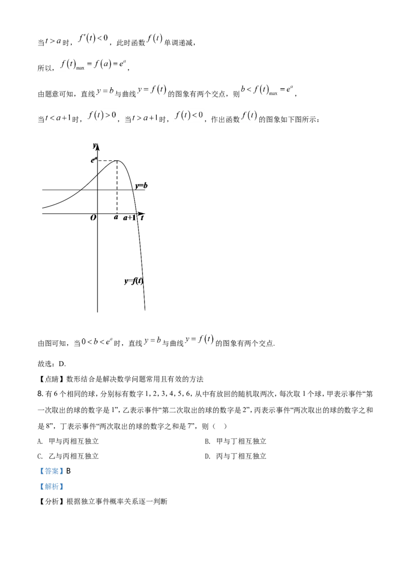 2021年全国新高考Ⅰ卷数学试题（解析版）_全国卷+地方卷_2.数学_1.数学高考真题试卷_2008-2020年_地方卷_江苏08-23
