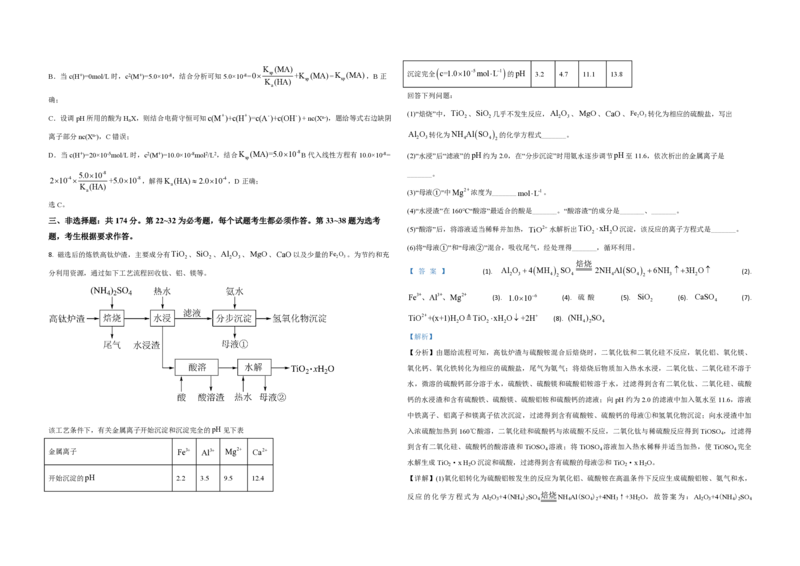 2021年全国统一高考化学试卷（新课标Ⅰ）（解析版）_全国卷+地方卷_5.化学_1.化学高考真题试卷_2008-2020年_全国卷_全国统一高考化学（新课标ⅰ）2008-2021_A3word版_PDF版（赠送）