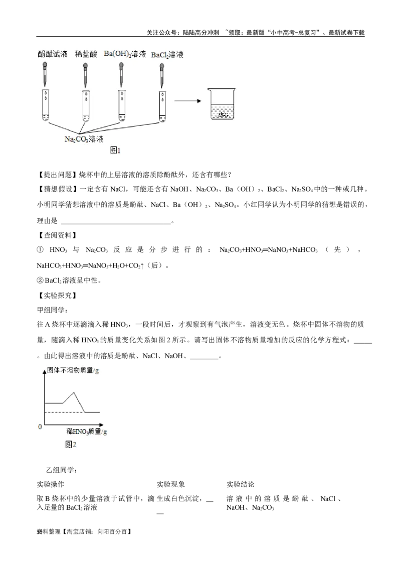 专题09盐和化肥（解析版）_02中考总复习（2026版更新中）_05-化学-中考总复习_2024年中考复习资料_专项复习资料_完三年（2021-2023）中考化学真题分项汇编（全国通用）