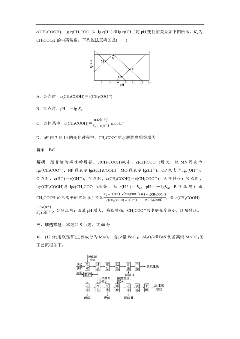 2020年高考真题化学（山东卷）（解析版）_全国卷+地方卷_5.化学_1.化学高考真题试卷_2008-2020年_地方卷_山东高考化学2008-2021_山东高考化学_A4版_PDF版