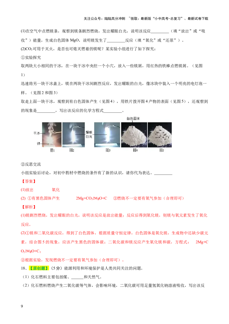 专题11燃料及其利用（测试）-2024年中考化学一轮复习讲练测（全国通用）（解析版）_02中考总复习（2026版更新中）_05-化学-中考总复习_2024年中考复习资料_一轮复习资料