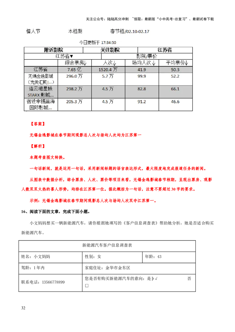 专题12图文转换、信息提取与概括(解析版）_02中考总复习（2026版更新中）_01-语文-中考总复习_2025年中考资料_备战2025年中考语文一轮复习考点突破（全国通用）