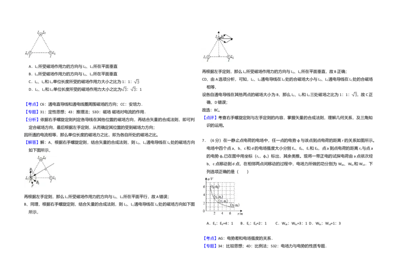 2017年高考真题物理（山东卷）（解析版）_全国卷+地方卷_4.物理_1.物理高考真题试卷_2008-2020年_地方卷_山东高考物理08-21_山东高考物理_A3版