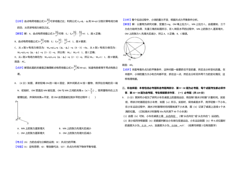 2017年高考真题物理（山东卷）（解析版）_全国卷+地方卷_4.物理_1.物理高考真题试卷_2008-2020年_地方卷_山东高考物理08-21_山东高考物理_A3版