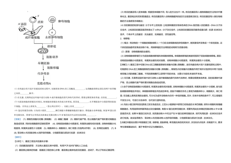 2021年湖南高考生物（新高考）（解析版）_全国卷+地方卷_6.生物_1.生物高考真题试卷_2021年高考-生物_2021年新高考湖南生物_A3Word版