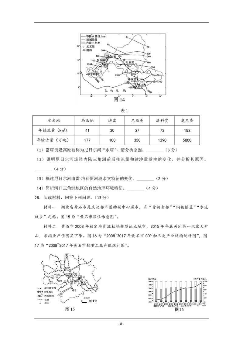 2020年江苏省高考地理试卷_全国卷+地方卷_8.地理_1.地理高考真题试卷_2008-2020年_地方卷_江苏高考地理08-21_A4word版_PDF版（赠送）