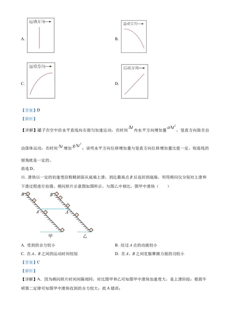 2023年高考江苏卷物理真题（解析版）_全国卷+地方卷_4.物理_1.物理高考真题试卷_2023年高考-物理_2023年江苏自主命题