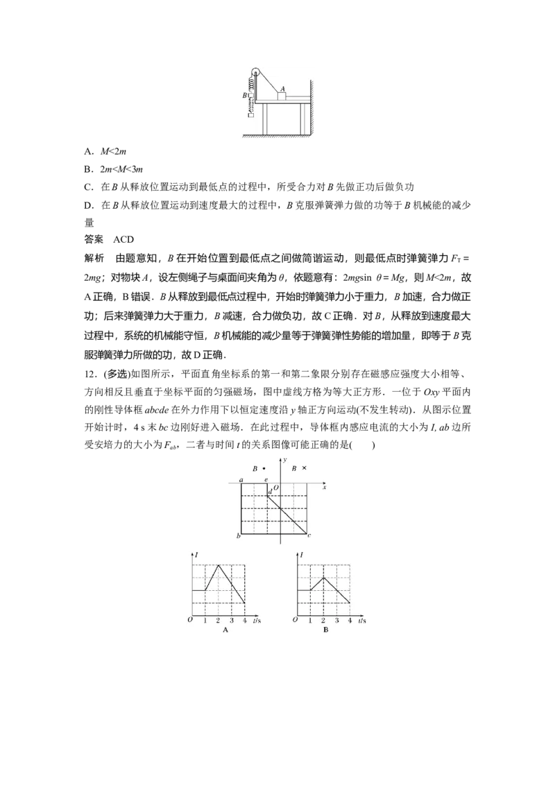 2020年高考真题物理（山东卷）（解析版）_全国卷+地方卷_4.物理_1.物理高考真题试卷_2008-2020年_地方卷_山东高考物理08-21_山东高考物理_A4版