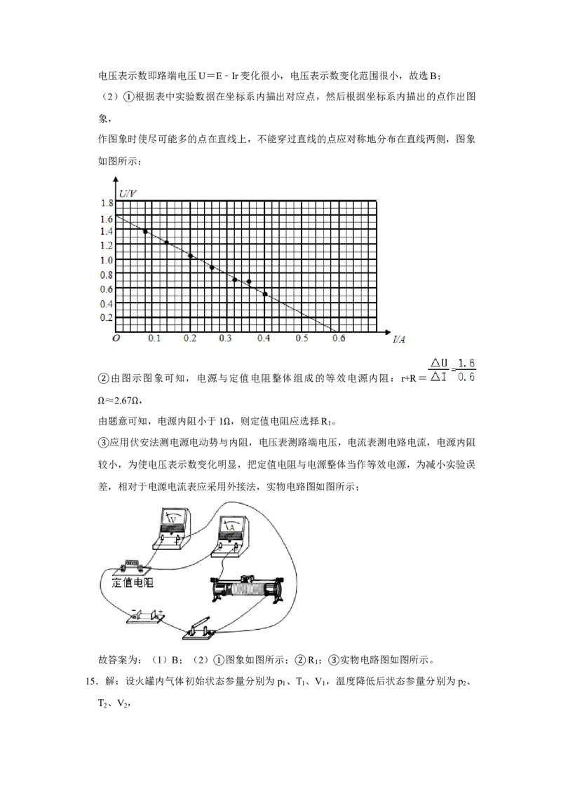 2020年高考真题物理（山东卷）（解析版）_全国卷+地方卷_4.物理_1.物理高考真题试卷_2008-2020年_地方卷_山东高考物理08-21_山东高考物理_A4版