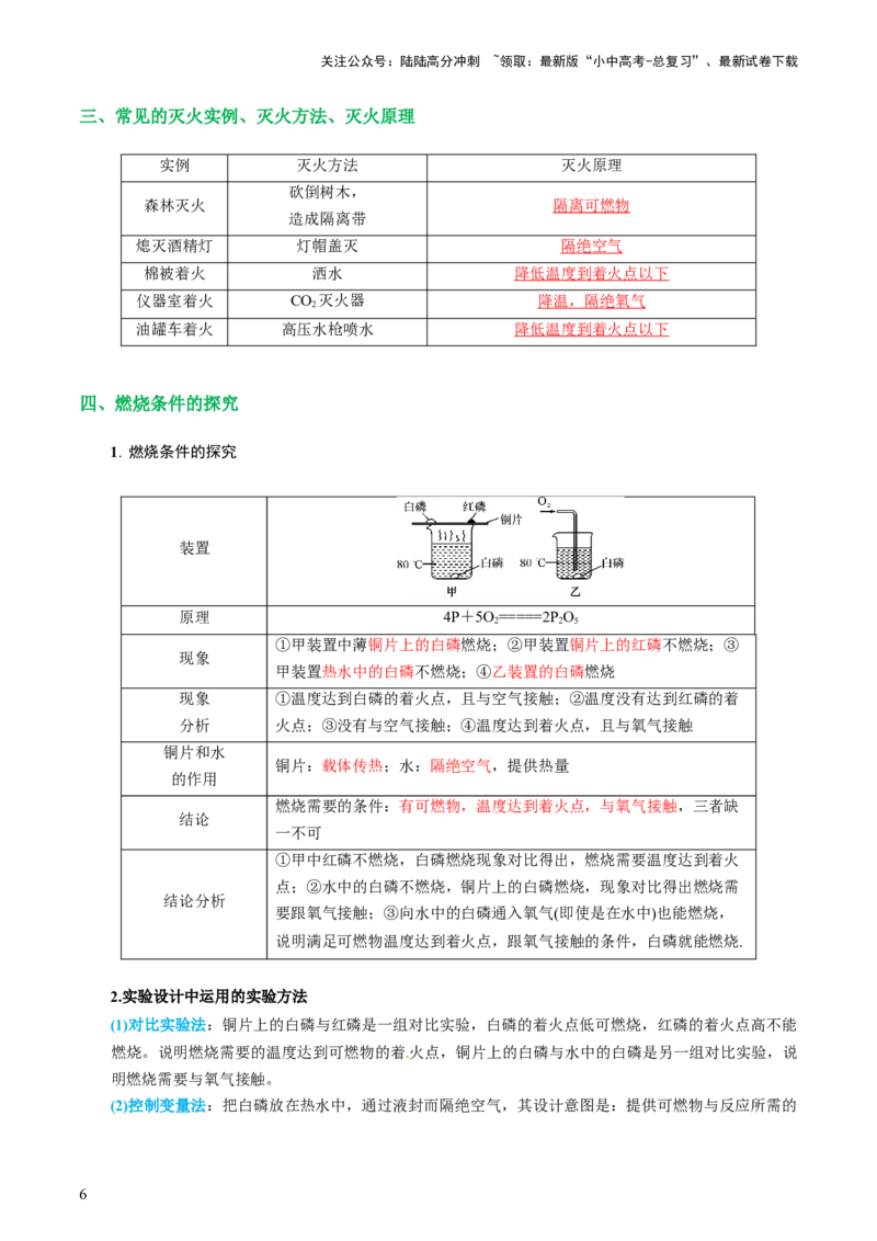 专题11燃料及其利用（讲义）-2024年中考化学一轮复习讲练测（全国通用）（解析版）_02中考总复习（2026版更新中）_05-化学-中考总复习_2024年中考复习资料_一轮复习资料